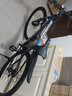 飞鸽山地自行车成年人男女变速轻便双碟刹学生青少年越野赛车山地车 黑蓝色 辐条轮 适合175-195cm 27.5英寸 24速顶配 实拍图