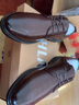 海澜之家HLA皮鞋男士商务休闲秋冬正装德比鞋子男H334/H220 棕色加绒41 实拍图