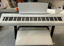 雅马哈（YAMAHA）电钢琴P225B/WH儿童成人初学88键重锤智能蓝牙便携式钢琴P125升级 新品P225WH主机+单踏+官方标配 实拍图