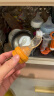 COOKSS婴儿米糊软勺奶瓶挤压式喂养硅胶宝宝辅食工具米粉喂食神器活力橙 实拍图