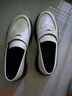 爱步（ECCO）厚底乐福鞋女倪妮同款英伦风一脚蹬厚底增高牛皮女鞋 踪迹220723 石灰色22072301378 36 （尺码偏小） 实拍图