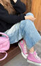 匡威（Converse）官方 1970S男女高帮帆布鞋蔷薇粉多巴胺粉色A03795C A03795C 36.5 实拍图