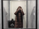 美力城【檀健次同款】长款羽绒服女装新款极地鹅绒外套时尚泡芙110 橡木棕 XS （80-100斤） 实拍图