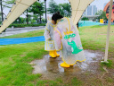 牧萌儿童雨衣男童女童防水全身雨披小学生雨披 黄色小恐龙 S 晒单实拍图