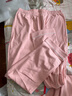 京东京造【10A抑菌】A类一等品50支纯棉睡衣女睡衣秋冬情侣家居服浅粉XL 实拍图