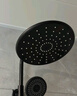 四季沐歌（MICOE）增压淋浴花洒喷头顶喷 加压浴室顶喷大面板出水圆形顶喷【雅黑】 实拍图