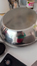 【不锈钢】和面盆厨房烘焙家用火锅盆洗菜打蛋汤锅盆醒面盆料理盆 30cm【热卖款】不锈钢 和面盆 实拍图