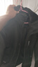 啄木鸟外套男士外套2024春秋新款连帽休闲户外宽松立领御寒夹克男 黑色加绒 XL 【建议体重125-140斤】 实拍图