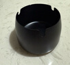 宫薰  烟灰缸金属不锈钢家用客厅创意茶几装饰摆件 磨砂黑8cm 实拍图