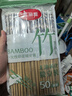美丽雅 一次性筷子独立包装50双 高档碳化印花筷子露营野餐打包餐具 实拍图