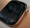 Apple/苹果 Watch Series 10 智能手表GPS款42毫米玫瑰金色铝金属表壳淡桃粉色运动型表带S/M MX1R3CH/B 实拍图