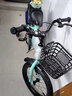 飞鸽儿童自行车3-6-10-12岁男孩女孩宝宝带辅助轮小孩脚踏单车 清新绿|辐条轮+ 闪光轮+后座款 16寸 适合身高105-125cm 实拍图