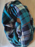 JEEP SPIRIT脖套男冬季加绒男士护颈巾小围脖女两用围巾骑行护脖子保暖套防风 斜条纹蓝青 均码 实拍图