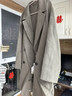 海澜之家（HLA）大衣男款轻商务经典平驳领纯羊毛外套男冬季 卡其06 L 175/92A 推荐137~150斤 实拍图