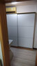 森普顿  衣柜推拉门木质简易定制现代组装大卧室衣橱移门衣柜 浅胡桃色(实木板主柜高1.8米) 单柜长160cm 实拍图