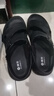 康奈男鞋夏季男士凉鞋商务休闲凉鞋舒适透气牛皮沙滩凉鞋18243067 黑色 42 实拍图