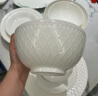 玛戈隆特 高档餐具套装骨瓷碗碟套装欧式纯白浮雕枫丹白露礼盒6人份32头 实拍图
