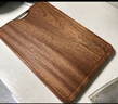 双枪乌檀木擀面板菜板实木家用面板揉面和面板案板切菜板60*40*2cm  实拍图