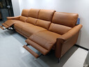 芝华仕（CHEERS）头等舱绅士智能电动0靠墙直排沙发头层牛皮简约芝华士50611B橙意 赤霞橙-小四座双电-3.12M 优先发货（详询客服） 实拍图