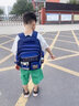 卡米羊Kamiyang儿童书包小学生一二三到六年级男童男生2023新款减负护脊女生书包 天蓝色+挂饰+6件套+手表+补习袋 小号1-3年级 实拍图