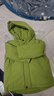 戴维贝拉（DAVE＆BELLA）加厚保暖连帽女童棉服男童棉衣外套儿童冬装幼儿小童冬天外出棉袄 牛油果绿DB16285 110 cm（建议身高100-110cm） 实拍图