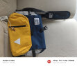 ACROSS斜挎包男女士包包潮流单肩邮差包学生电脑包大容量挎包运动骑行包 黄蓝 实拍图