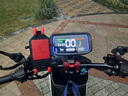 摩多狼（MOTOWOLF）摩托车减震防盗手机支架送外卖摩旅导航架斜角甲壳手机支架镜座款 实拍图