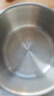 中科德马克（DUMIK）奶锅316不锈钢宝宝辅食锅汤锅煮面锅热牛奶无涂层小奶锅带盖18cm 实拍图