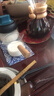 玻璃小奶盅带刻度带木手柄奶杯木柄奶盅司浓缩咖啡萃取量杯咖啡杯 双嘴 实拍图