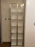 波克夏家具家具屋手办柜展示柜玩具模型展柜陈列柜家用透明玻璃防尘柜收纳柜 60cm长双门【白色】 包送装 实拍图