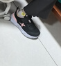 特步（XTEP）儿童童鞋女童中大童舒适轻便透气运动跑鞋 黑/浪漫粉 33码 实拍图