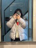君羽户外羽绒服女中长800蓬白鹅绒加拿大风格工装大毛领鹅绒服52034 黑色 3XL （推荐146-160斤） 实拍图