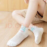 棉可茵儿童袜子春秋夏季薄款婴儿中大童网眼短袜袜子男女童宝宝船袜 网眼小熊童袜-随机 5双 均码 M码建议脚长13-15厘米 实拍图