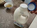 三元 原味风味酸牛奶 桶装酸奶 1kg/桶-早餐搭配 实拍图