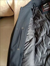罗蒙冬季羽绒服男士轻薄商务冬装中年风衣翻领爸爸装行政夹克外套 Y208上青色纽扣款【可拆卸内胆】 XL 180/建议140-155斤穿 实拍图