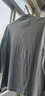 皮尔卡丹（pierre cardin）男装长袖t恤男士2024翻领宽松中年男装POLO 衫上衣服 A88灰色【高品质款】 XL 【建议130-155斤】 实拍图
