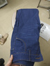 啄木鸟牛仔裤男秋冬新款加绒加厚男士弹力宽松直筒中青年休闲大码长裤子 021蓝色加绒+021黑色加绒 31 （120-130斤） 实拍图