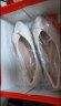 鞋柜（shoebox）达芙妮集团旗下品牌浅口平底真皮单鞋女2024新款舒适四季尖头软底 米白色(优质版)[断码特·价] 38[断码特·价] 晒单实拍图