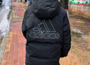 adidas 保暖鸭绒连帽羽绒服男女同款阿迪达斯官方轻运动 黑色   XXS   实拍图