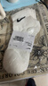 耐克（NIKE）男袜女袜 25新款训练透气短中长袜快干休闲跑步健身运动nike袜子 热推/简约经典白色/三双装/中袜 M/24-26厘米/38-42码 实拍图