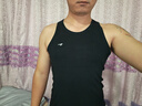 七匹狼背心男士100%纯棉修身弹力百搭打底衫男  黑色XXL 实拍图