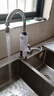 奥克斯（AUX）电热水龙头热水器加热水龙头快速热水变频恒温厨房下进水 【大屏数显】雪山白+漏保插头+万向喷头 实拍图