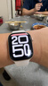 Apple/苹果 Watch Series 10 智能手表GPS款46毫米玫瑰金色铝金属表壳淡桃粉色运动型表带M/L MX2A3CH/B 实拍图
