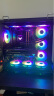 黑色 TUF GAMING 弹药库 GT502 + 雷光 TR120 ARGB 正叶×1 +反叶×6 官方推荐搭配 实拍图