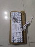 航世（BOW）G19 有线机械键盘 热插拔机械键盘 电脑办公键盘 电竞游戏键盘 87键混光键盘  红轴 白色 实拍图
