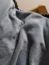 南极人可拆洗牛奶绒被子冬季棉被单人被褥加厚被子被芯+四件套+枕芯全套 可拆洗黑金浅灰【被套+被芯】 150x200cm【裸睡速热保暖7斤】 实拍图