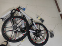 飞鸽山地自行车成年人男女变速轻便双碟刹学生青少年越野赛车山地车 黑红色 十刀轮 适合175-195cm 27.5英寸 27速顶配升级 实拍图