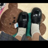 HARUTA日本进口学院风牛皮乐福鞋4900真皮款厚底粗跟390平底鞋学生单鞋 黑色（偏大半码） 36 晒单实拍图