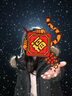 骆驼（CAMEL）【王俊凯同款】户外羽绒服冬季新款连帽羽绒衣中长款保暖防风外套 AA22264036A，幻影黑，女 M 实拍图