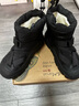 快乐玛丽（J&M）董璇同款雪地靴女冬季新款时尚一脚蹬厚底女鞋纯色东北保暖棉鞋女 黑色【户外防水 雪地畅行】 37 实拍图